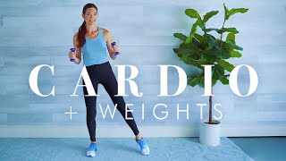 Cardio with Weights Workout for Seniors amp Beginners  All Standing Exercises [upl. by Lagas]