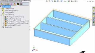 CAMWorks Tutorials by SolidProfessor  Generate Operation Plan [upl. by Kimmie]