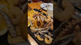 Delicious Seafood Platter at Barcelona seafood foodie barcelona delicious [upl. by Aneetsirk]