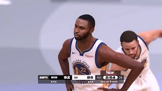 NBA 2K25 Emirates NBA Cup 🏆 Mode  GRIZZLIES vs WARRIORS 4TH QTR GAMEPLAY [upl. by Arbua]