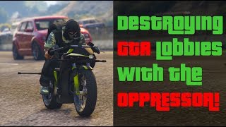 Destroying GTA Lobbies with the Oppressor [upl. by Atenek]