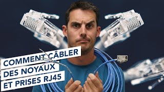 Comment câbler des noyaux et prises RJ45 [upl. by Jansson]