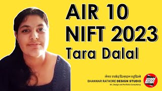 Tara Dalal  AIR 10  NIFT Result 2023  NIFT Exam 2023  NIFT Coaching 2024  BRDS [upl. by Isaacson756]