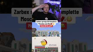 Zarbex sprengt die komplette Moschee von Mert🧨😳 minecraft twitch gaming tnt monte zarbex [upl. by Aros786]