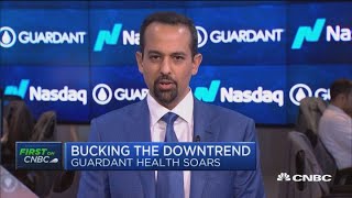 Guardant Health CEO on its soaring IPO debut [upl. by Oicangi]