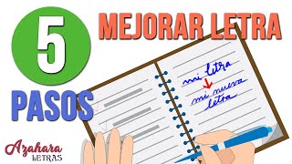 ✍️ CÓMO MEJORAR la LETRA en 5 PASOS [upl. by Zielsdorf]