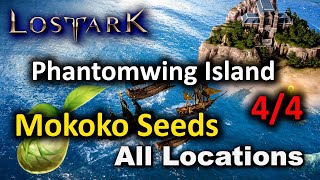 Phantomwing Island Mokoko Seed Locations  Lost Ark [upl. by Dnumde]