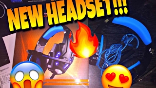 UNBOXING MY NEW G9000 PS4 HEADSET [upl. by Ortensia]