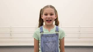 Noella Larsen ANNIE Tour Callback [upl. by Mallorie]