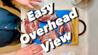 How to Break Down a Deer Hind Quarter Overhead View [upl. by Alehc]