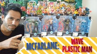 MCFARLANE WAVE PLASTIC MAN  HOMEMBORRACHA  JLA 90s SUPERMAN BATMAN AQUAMAN GREEN LANTERN [upl. by Anial]