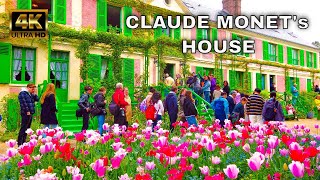 Giverny Normandy France  Walking Tour 4K  The Famous House of Claude Monet [upl. by Isteb]