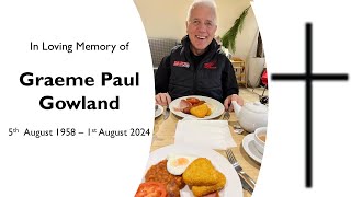 A Service in Loving Memory of Paul Gowland [upl. by Litnahs]