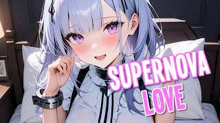 Nightcore  Supernova Love  IVE amp David Guetta Sped Up [upl. by Nayve]