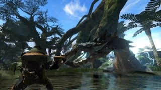 Monster Hunter World Prototype Video  Lagiacrus Reveal Part 2 [upl. by Ayatnahs]