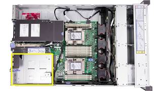 Lenovo ThinkSystem SR590 installing a power supply [upl. by Barnabe]