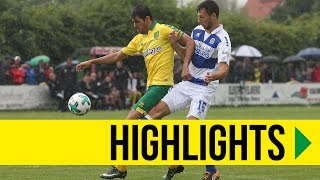 HIGHLIGHTS MSV Duisburg 02 Norwich City [upl. by Ainot165]