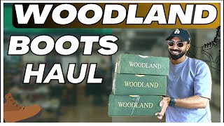 Woodland BOOTS Haul 2023 Boots for Indian men Boots haul 2023 [upl. by Ragg]