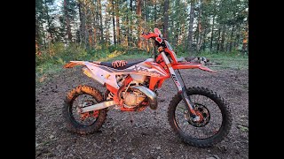 KTM 300 TPI Erzbergrodeo Single Track  Elk Flats Willamina ORPacific Coast Range [upl. by Meela164]