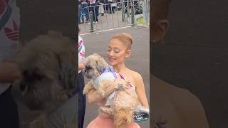 Ariana Grande gets handed a fan’s Dog [upl. by Dre347]