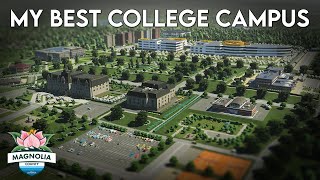 Building a MASSIVE Custom University Campus in Cities Skylines 2  MC 7 [upl. by Jevon546]