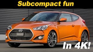 2017 Hyundai Veloster Turbo Review and Road Test In 4K UHD [upl. by Oicafinob]