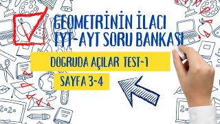 ACİL YAYINLARI GEOMETRİNİN İLACI SORU BANKASIDoğruda Açılar Test1 [upl. by Attenoj]