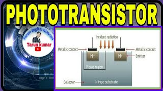 PHOTOTRANSISTOR  WORKING OF PHOTOTRANSISTOR [upl. by Hughmanick]