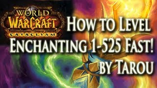 How to Level Enchanting 1525 Fast amp Easy in World of Warcraft [upl. by Izogn]