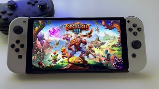 Torchlight 3  Review  Switch OLED handheld gameplay [upl. by Kyle485]