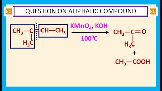 OQV NO – 137 Reaction of 2methyl2butene with KMnO4 in presence of KOH at 1000C [upl. by Arreik]