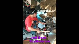 Scatterbrain  Jeff Beck ー Takashi Abura Yamano Drum Cover [upl. by Leirbma]