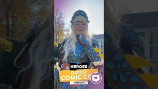 Heroes Dutch Comic Con 2024 hdcc hdcc2024 cosplay httyd astrid shorts cosplayer dcc [upl. by Saudra]