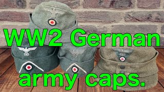 WW2 German army caps [upl. by Casey]