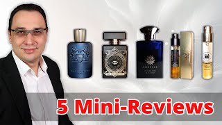 MiniReviews Parfums De Marly Layton Initio Oud For Greatness Amouage Interlude Black Iris [upl. by Awjan]