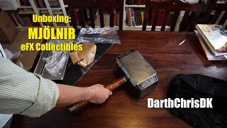 Unboxing Thor Mjölnir  Official Prop Replica eFX Collectibles [upl. by Winny]