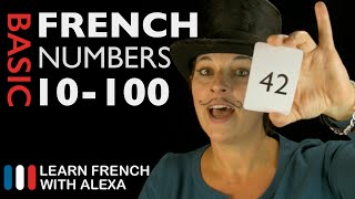 How to count from 10 to 100 in French  Learn French With Alexa [upl. by Nataniel]