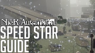 NieR Automata HOW TO WIN ALL 3 SPEED STAR RECES SIDEQUEST WALKTHROUGH [upl. by Anieral685]