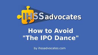 How to Avoid The IPO Dance [upl. by Mahau]