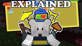 Stickers and Trading Explained  Bee Swarm Simulator Test Realm [upl. by Grimaud]