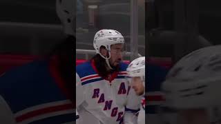 Chris kreider with the deflection goal off mika zibanejad 🔵🔴🗽newyorkrangersnhlkreidermika [upl. by Jacinto]