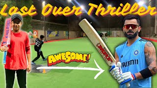 Unbelievable Chase Against The Strong Team  Last Over Thriller  Zain Vlogs  Vlog 223 [upl. by Tijnar]