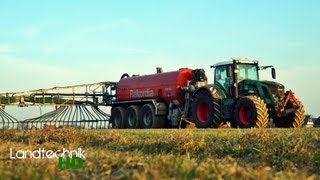 Gülle ausbringen mit Fendt Vario 828 und Rekordia HD [upl. by Annawyt]