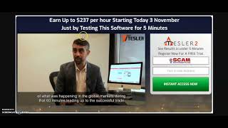 Tesler App Review Steven Abrahams Scam Exposed We Found The Real Actor [upl. by Yenitirb76]