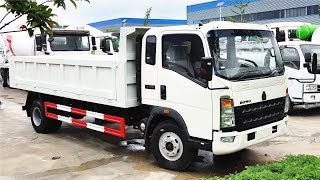 5ton 8ton capacity 4x2 new sinotruk HOWO light dump trucks [upl. by Catlee]