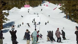 45 Skiers vs 1 Terrain Park [upl. by Ykcir219]