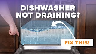 Fix Whirlpool Dishwasher That Wont Drain Fast amp Easy Steps  Maytag Kenmore KitchenAid [upl. by Herrle946]