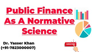 Public Finance As A Normative Science [upl. by Leffen]