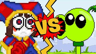 MUGEN Battles  Pomni vs Peashooter  The Amazing Digital Circus vs Plants vs Zombies [upl. by Eelimaj756]