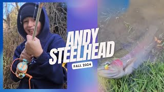 ANDY CATCH BIGGEST TROUT FALL 2024 [upl. by Ahsilrak]